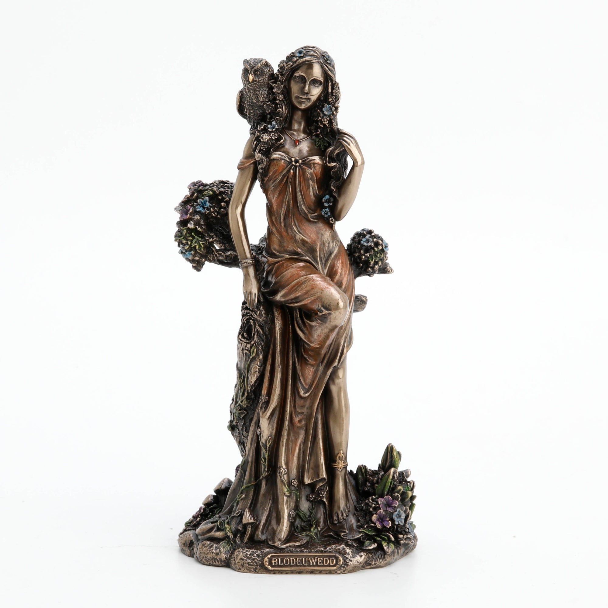 Blodeuwedd Celtic Goddess Of Spring And Flowers Statue