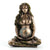 Small Mother Earth Gaia Sitting Lotus Pose Statue 2 1/2"
