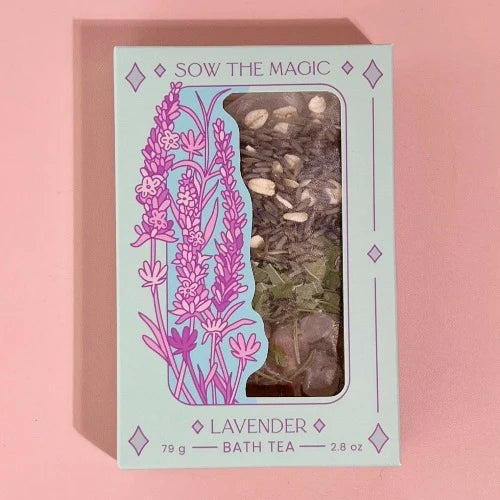 Sow the Magic Lavender Lovers Tarot Botanical Bath Tea Box