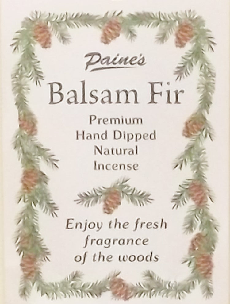 Paine's Stick Incense- Balsam Fir