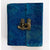 Blue Embossed Leather Journal 3" x 4"