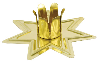 Chime Candle Holder Star Metal Gold