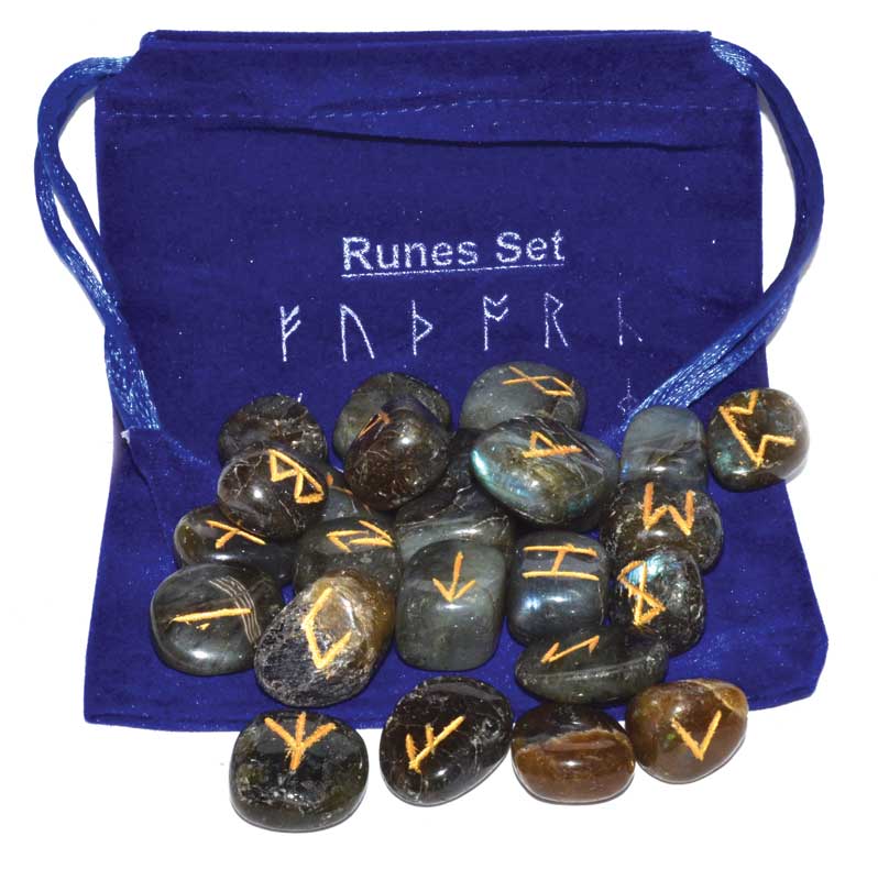 Labradorite Rune Set