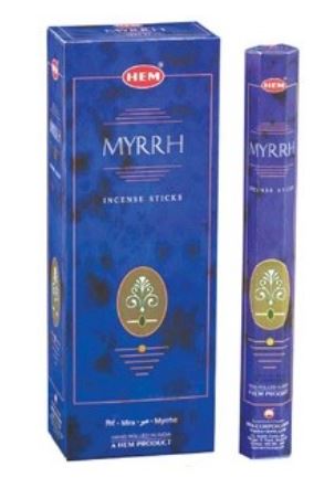 HEM Myrrh Incense (Cones and Sticks)