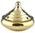 Temple Brass Burner 4"