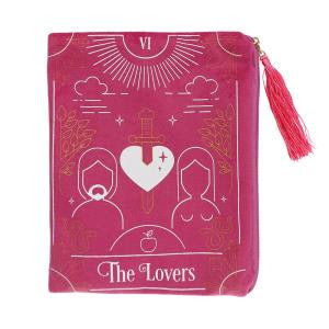 LOVERS TAROT CARD ZIPPER POUCH