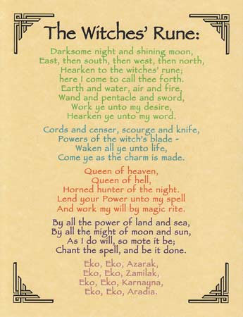 Poster The Witch's Rune